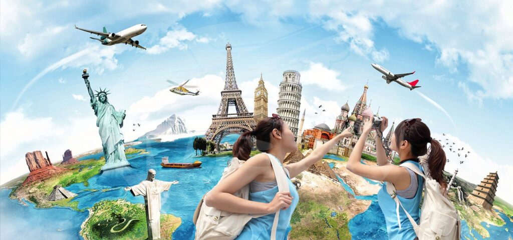 All tour destinations with travel agent